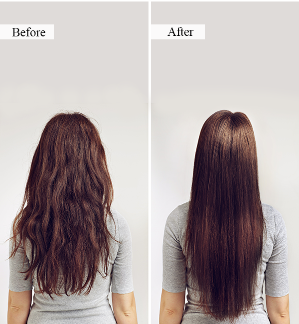 coconut-almond-before-after hair | QuickLook